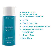 Load image into Gallery viewer, Sunforgettable® Total Protection™ Face Shield Spf 50
