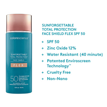 Load image into Gallery viewer, Sunforgettable Total Protection Face Shield Flex- Tan
